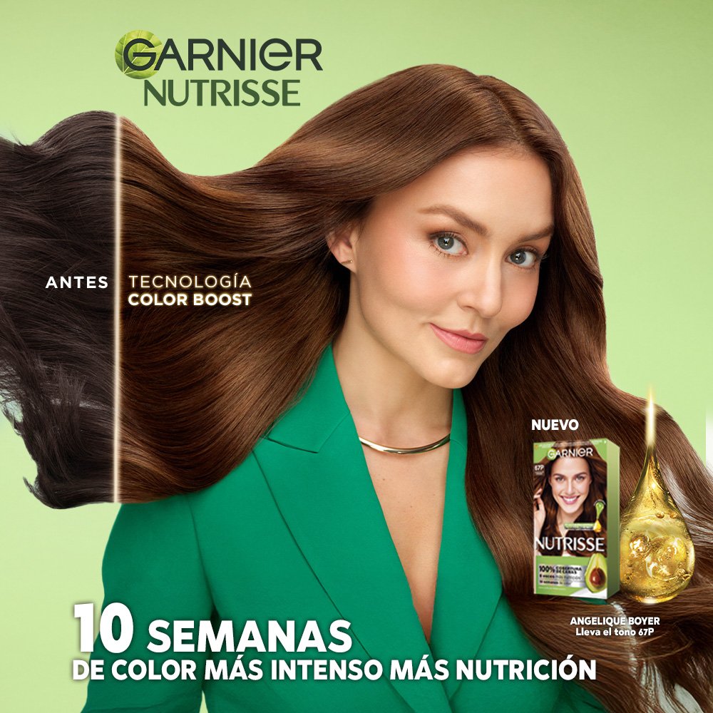 GARNIER NUTRISSE, COLORACION DE CABELLO, TINTE PARA CABELLO, TINTE DE CABELLO, COLOR INTENSO, COLORACIÓN, FÓRMULA VEGANA, CRUELTY FREE, COLORACIÓN EN CASA